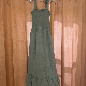 Olive Green Maxi Dress